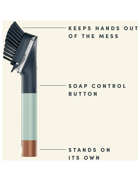 Cepillo de Platos Scotch-Brite BRiTE con Dispensador de Jabón