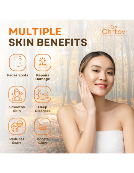 Jabón de Zanahoria Ohrtov - Limpiador Facial Natural 159g