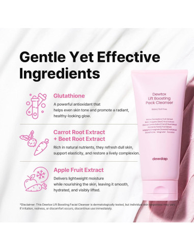Limpiador Facial Espumoso Dewtox Lift 150ml - Piel Sensible