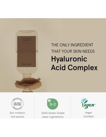 Tónico Hidratante Vegano ONE THING 150 ml - Ácido Hialurónico