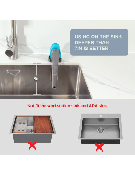 Soporte para Varita de Platos LANMU con Drenaje Automático - Gris