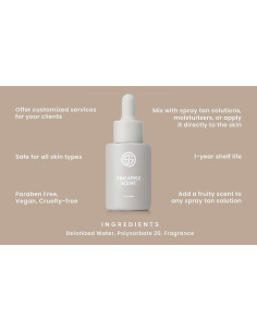 SJOLIE Aditivo Bronceador Sin Sol Piña 28.35g - Aroma Tropical 2