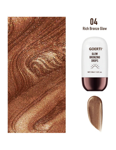 Aceite Brillante Corporal Goerti 50ml - Iluminador Bronceado