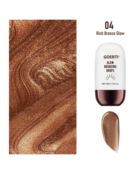 Aceite Brillante Corporal Goerti 50ml - Iluminador Bronceado