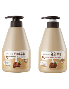 Conjunto Gel de Ducha y Loción Corporal WELCOS Café 560g