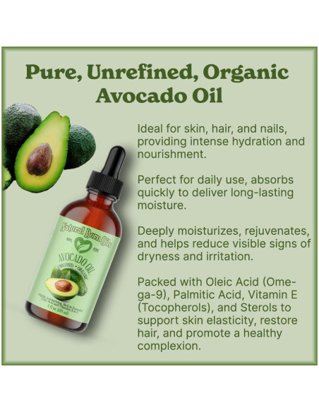 Aceite de Aguacate Orgánico Natural Born Oils 3.78L Prensado en Frío