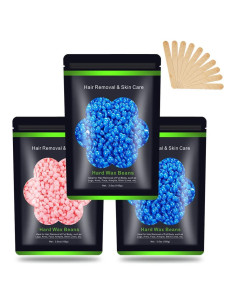 Perlas de Cera Dura Auperwel 300g para Depilación Indolora