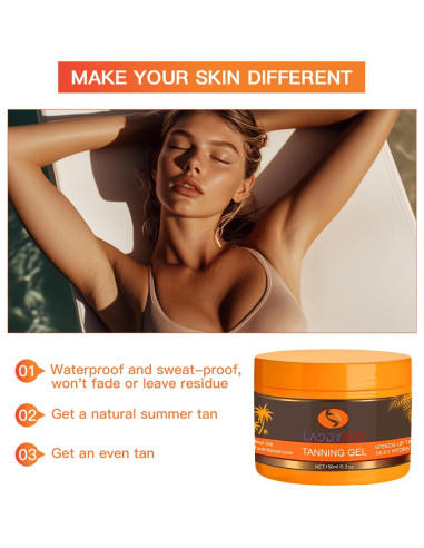 Gel Bronceador Intensivo ZAMANIYA 150 g - Acelerador Natural