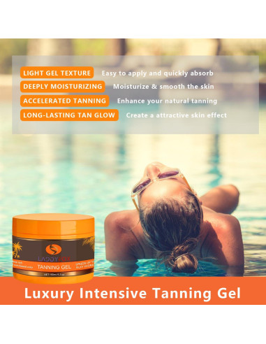 Gel Bronceador Intensivo ZAMANIYA 150 g - Acelerador Natural