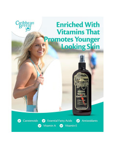 Aceite bronceador de zanahoria Caribbean Breeze 250 ml 2