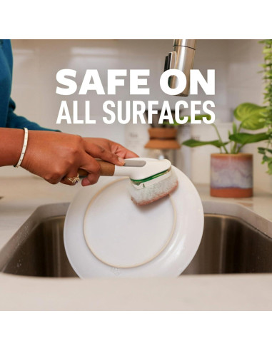 Esponja para Platos Scotch-Brite con 3 Recargas Ecológicas