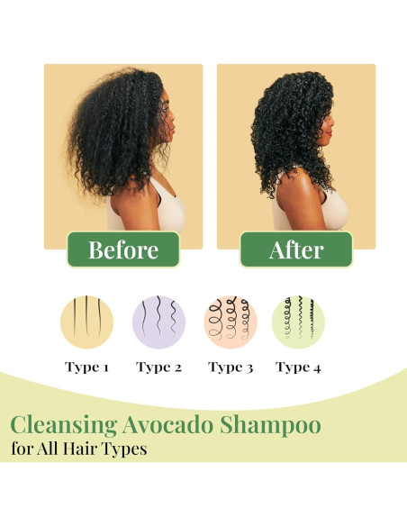 Champú Limpiador de Aguacate NaturAll 227 g Sin Sulfatos