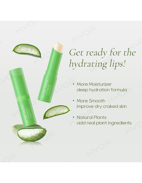 Bálsamo Labial Hidratante KYDA Aloe Vera 3 Pcs 2.7g