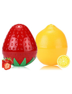 Set de 2 Cremas de Manos Hidratantes Minfei - Fresa y Limón