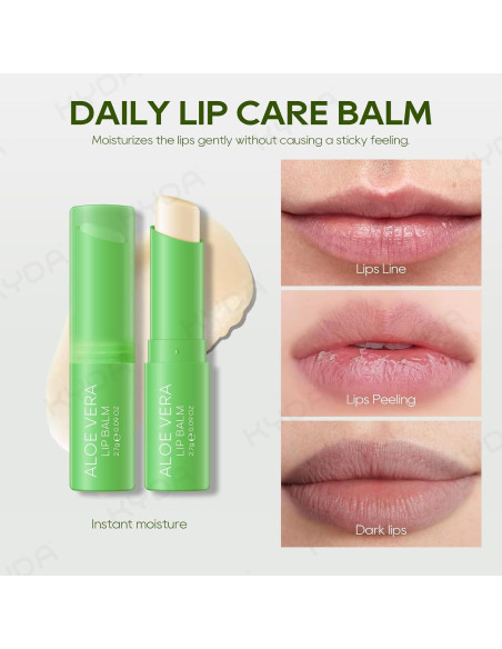 Bálsamo Labial Hidratante KYDA Aloe Vera 3 Pcs 2.7g