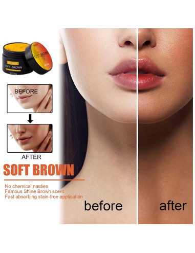 Juego de Gel Bronceador Marrón y Aloe Vera Domality 2 Piezas