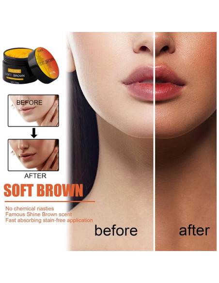 Juego de Gel Bronceador Marrón y Aloe Vera Domality 2 Piezas