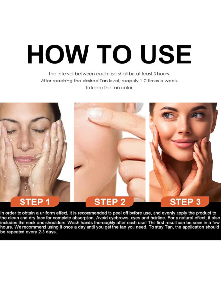 Juego de Gel Bronceador Marrón y Aloe Vera Domality 2 Piezas