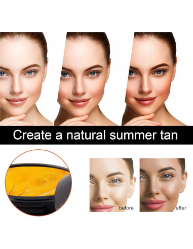 Juego de Gel Bronceador Marrón y Aloe Vera Domality 2 Piezas