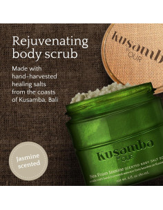Exfoliante Corporal Suave Jazmín SeaFoam 170g con Sal Kusamba 2