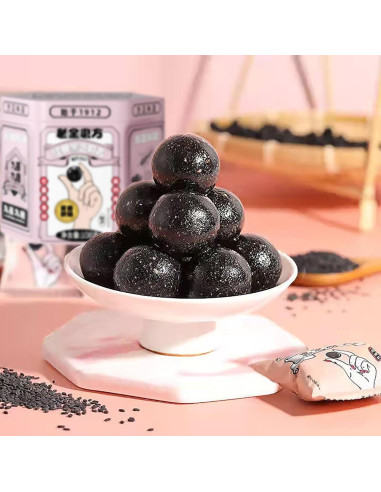 Bolas de Sésamo Negro KachiKachi - Snack Natural 126g