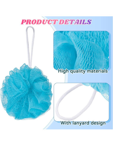 Juego de 20 Esponjas de Baño Exfoliantes Chengu 10 cm