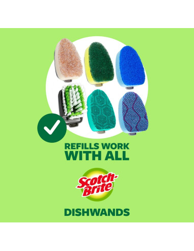 Repuesto de Esponja Scotch-Brite Scrub Dots para Dishwand