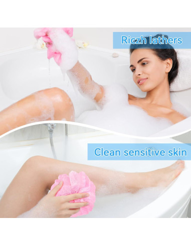 Juego de 20 Esponjas de Baño Exfoliantes Chengu 10 cm