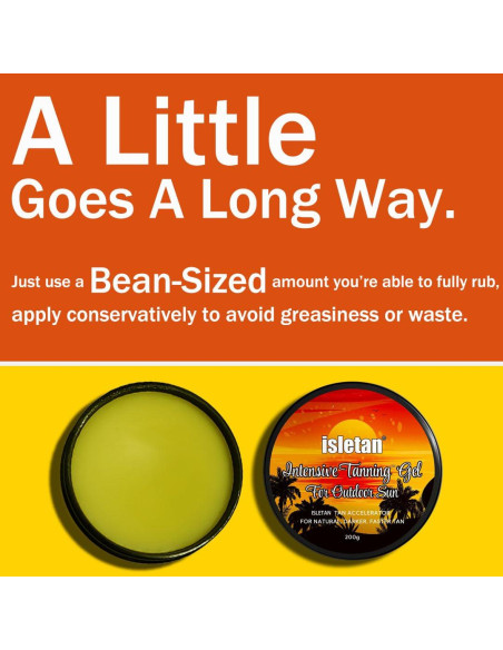Gel Bronceador Intensivo Isletan Piña 195g - Acelerador Natural