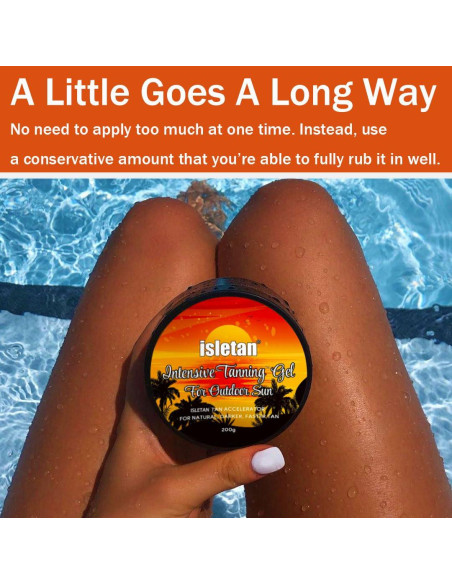Gel Bronceador Intensivo Isletan Piña 195g - Acelerador Natural