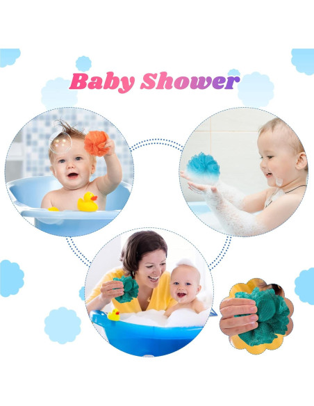 Juego de 20 Esponjas de Baño Exfoliantes Chengu 10 cm Juego de 20 Esponjas de Baño Exfoliantes Chengu 10 cm