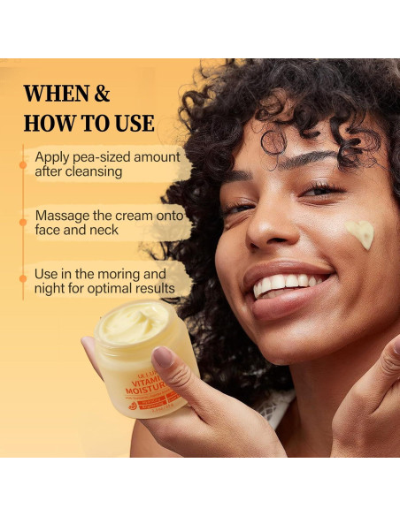 Hidratante Facial Vitamina C ULLUXE 65 g Antienvejecimiento Hidratante Facial Vitamina C ULLUXE 65 g Antienvejecimiento