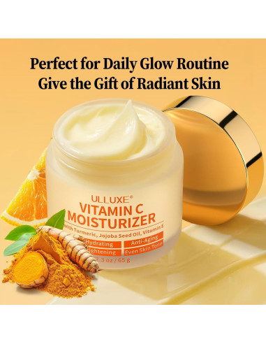 Hidratante Facial Vitamina C ULLUXE 65 g Antienvejecimiento