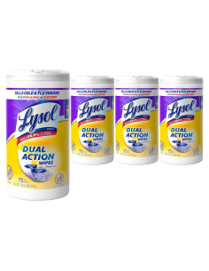 Toallitas Desinfectantes Lysol Doble Acción 75ct Aroma Cítricos