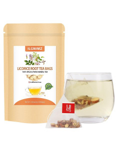 Té de raíz de regaliz ILGNIMZ 40 bolsas sin cafeína