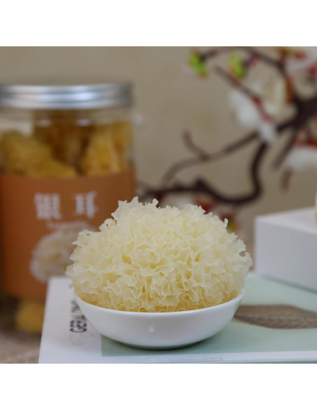 Hongo de Nieve Seco DOZO Tremella Fuciformis 120g Sin Aditivos