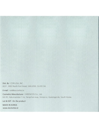 Tampón Tónico de Arroz Verde Dr. Bio 156.5g - Exfoliante Vegano