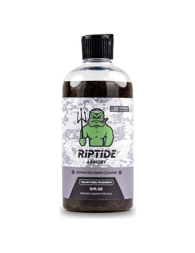 Limpiador de Manos Riptide Armory 355ml con Cáscara de Nuez