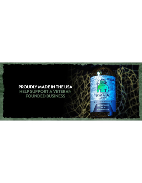 Limpiador de Manos Riptide Armory 355ml con Cáscara de Nuez