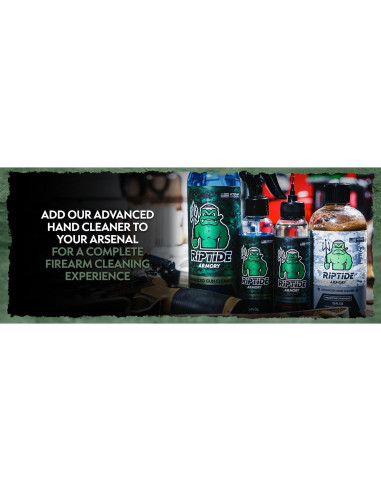 Limpiador de Manos Riptide Armory 355ml con Cáscara de Nuez