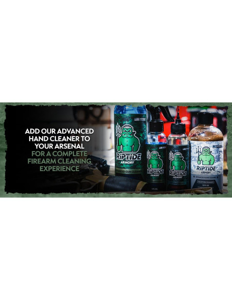 Limpiador de Manos Riptide Armory 355ml con Cáscara de Nuez