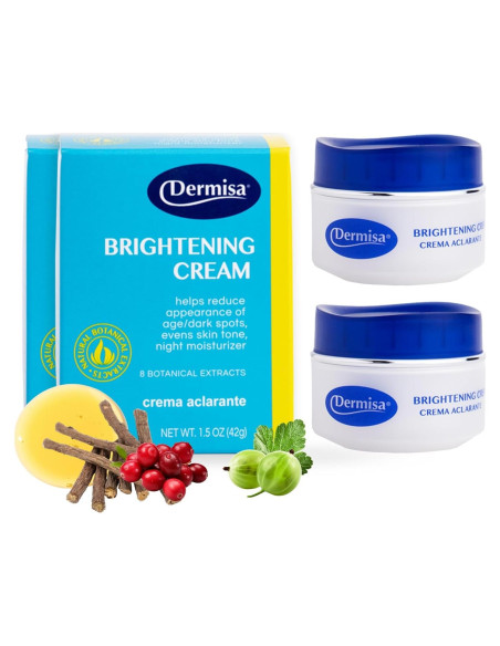 Crema Aclaradora Dermisa 85 g | 4 Extractos Naturales Crema Aclaradora Dermisa 85 g | 4 Extractos Naturales
