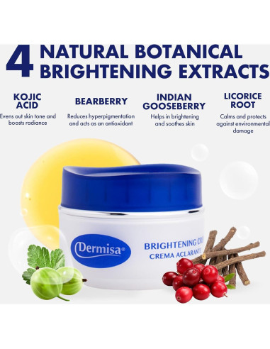 Crema Aclaradora Dermisa 85 g | 4 Extractos Naturales