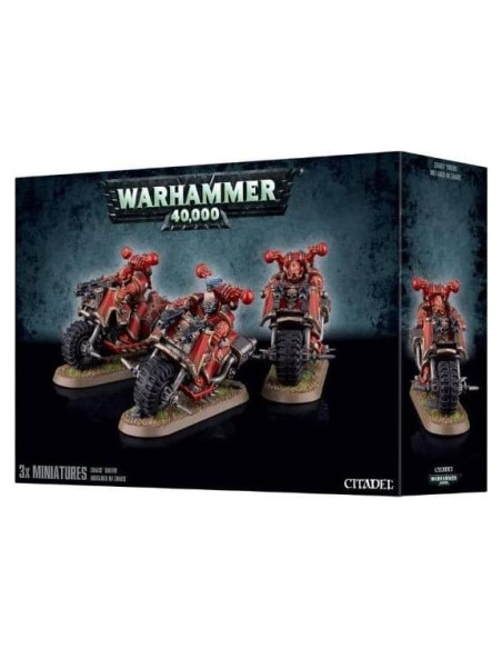 Miniaturas Motociclistas del Caos Games Workshop Warhammer 40K