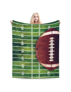 Manta de Lanzar Chayber Fútbol 127x102cm Suave y Cálida