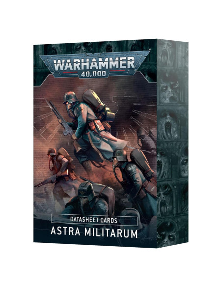 Cartas de Ficha Astra Militarum Games Workshop 68 Piezas