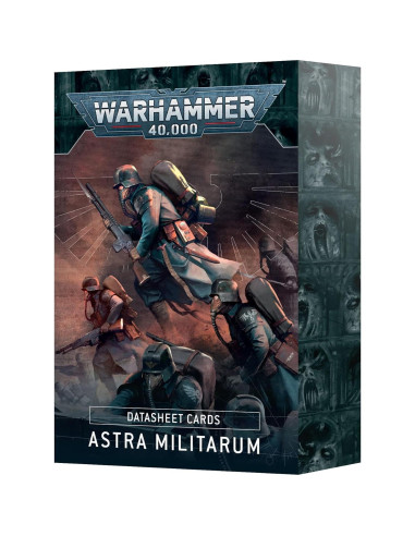 Cartas de Ficha Astra Militarum Games Workshop 68 Piezas