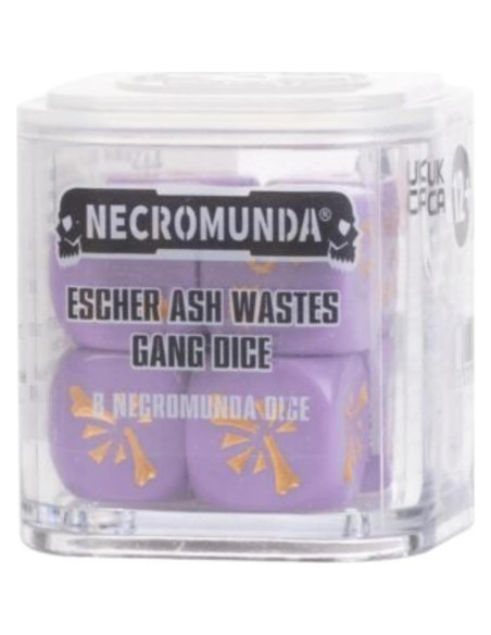 Dados de Necromunda Escher Morados 16mm - Games Workshop Dados de Necromunda Escher Morados 16mm - Games Workshop