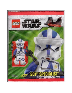 Minifigura LEGO Especialista 501st Clon con Blaster 5cm 2