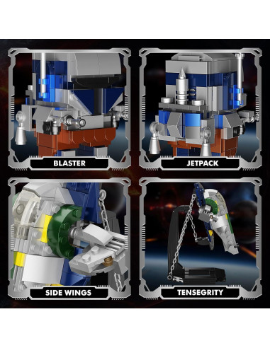 Set de Construcción Jango Fett Tensegrity Slave 1 - EvoFTIOR